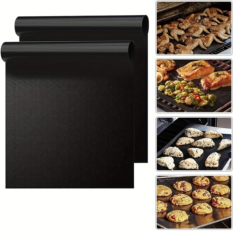 Tapis de protection antiadhésif pour four XL, lot de 2 - Accessoire de cuisine universel antiadhésif - PVC - PM50281