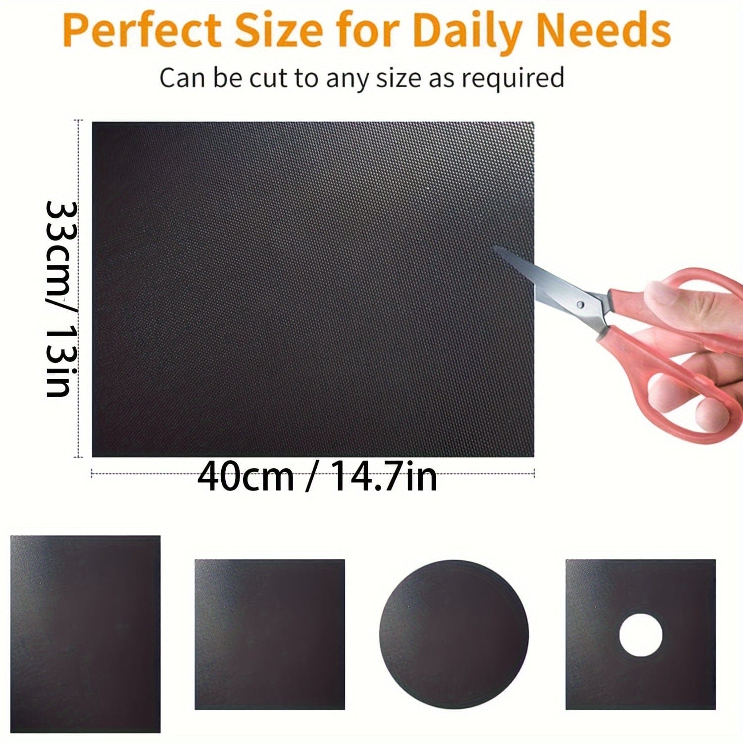 Tapis de protection antiadhésif pour four XL, lot de 2 - Accessoire de cuisine universel antiadhésif - PVC - PM50281