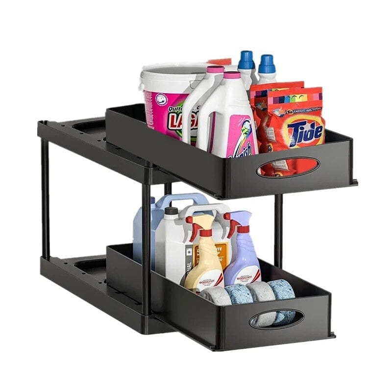Tiroirs Coulissants de Rangement pour Cuisine et Salle de Bain
