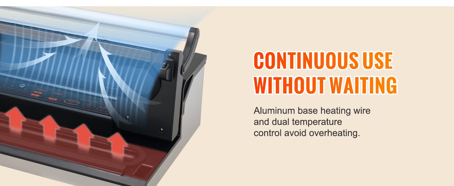 Machine Sous Vide Multifonctionnelle avec Cutter et Rouleau de Stockage sv