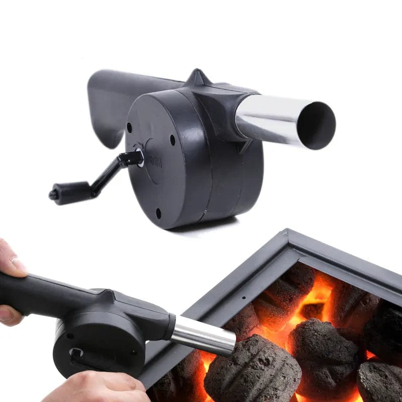 Ventilateur à Main Portable pour Barbecue - Accessoire BBQ - Acier Inoxydable barbecue