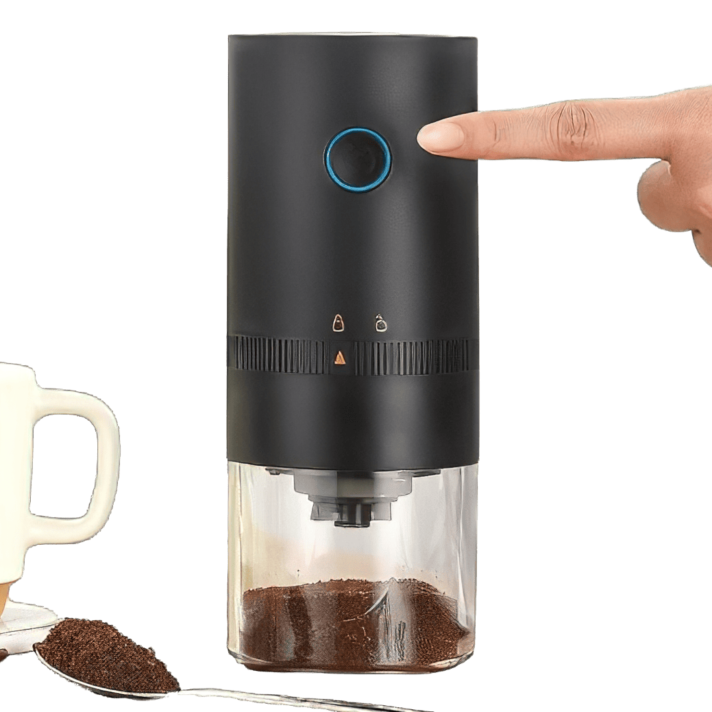 Moulin à Café Électrique Portable Sans Fil – Meule Céramique, USB