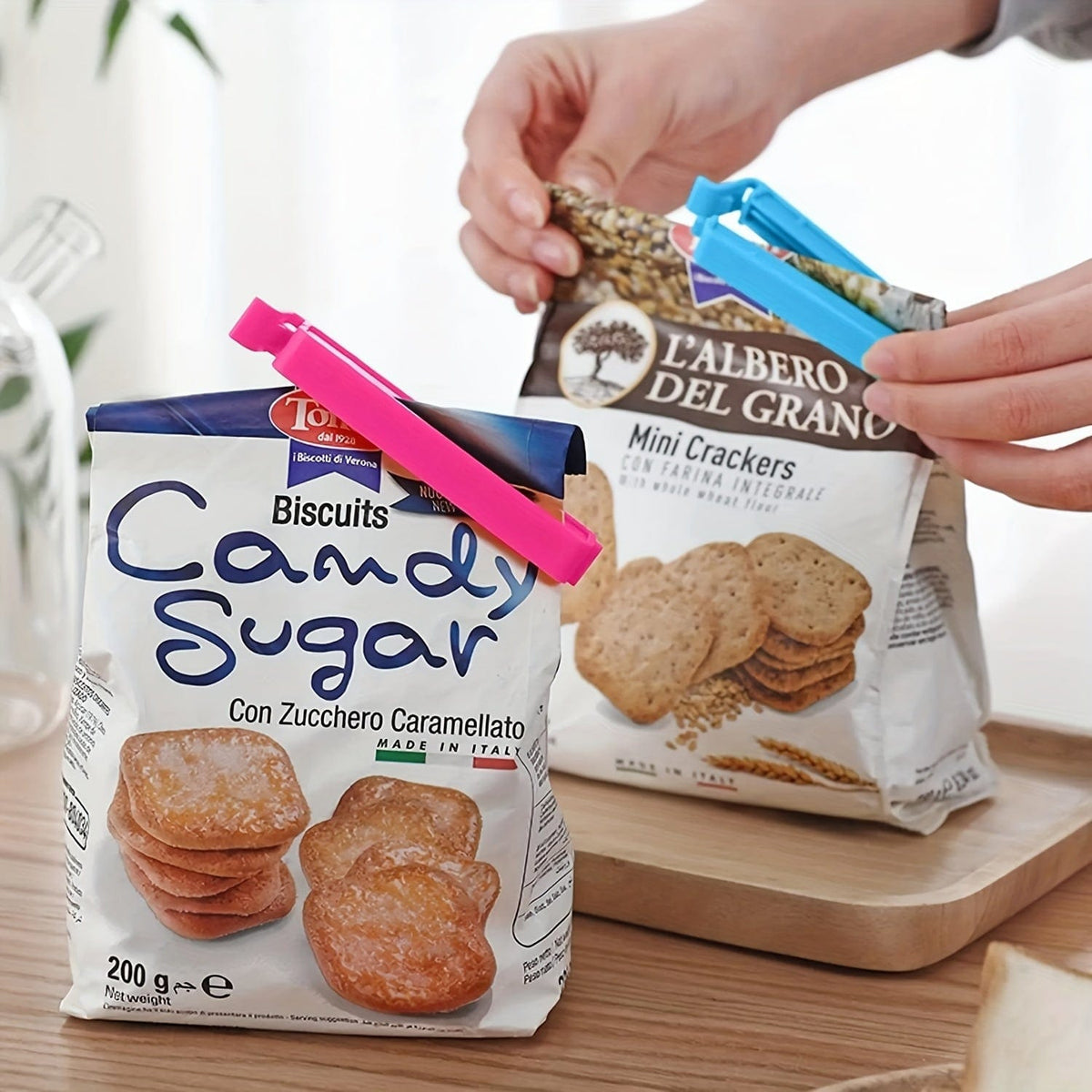 10 Pinces à Sceller pour Sachets Alimentaires
