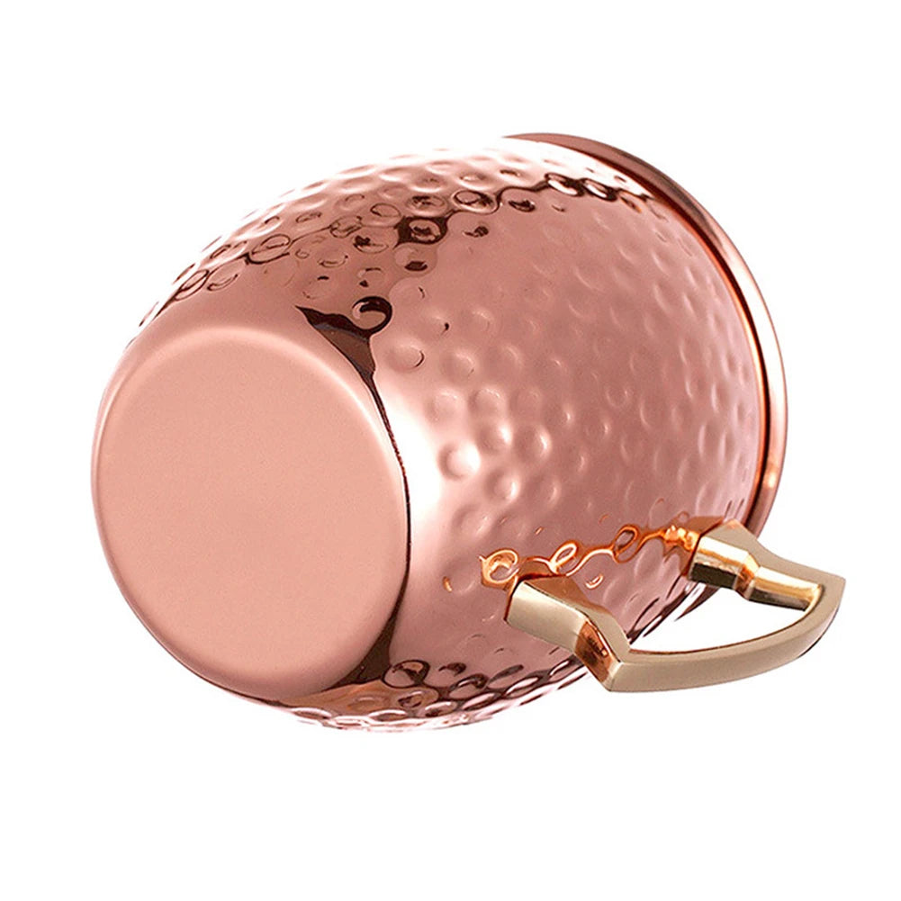 Mug Moscow Mule Martelé Inox Finition Cuivre – À l'Unité ou Lot de 4