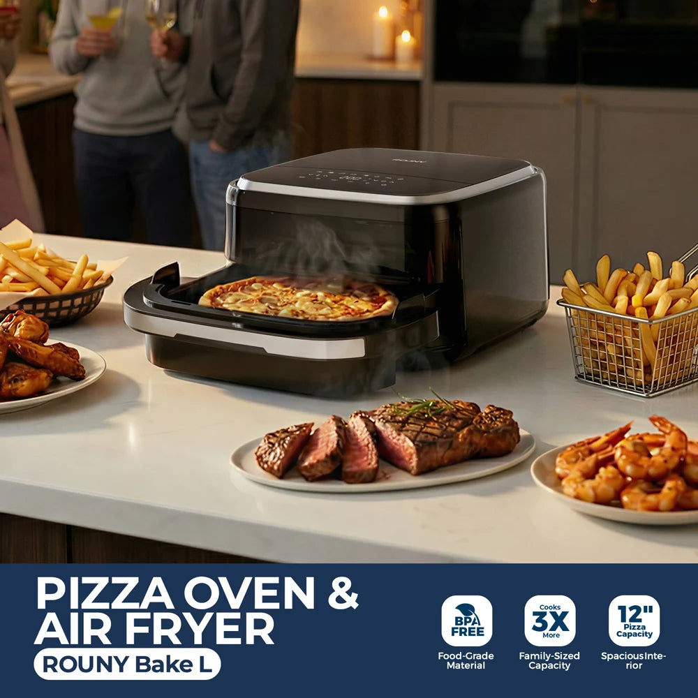 Air Fryer Four à Pizza 2200W 4,2L – Friteuse sans Huile Pizza 30 cm