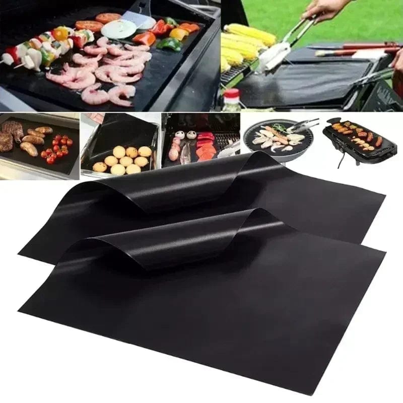 Tapis de Cuisson BBQ Réutilisable Non-collant 33x40cm barbecue