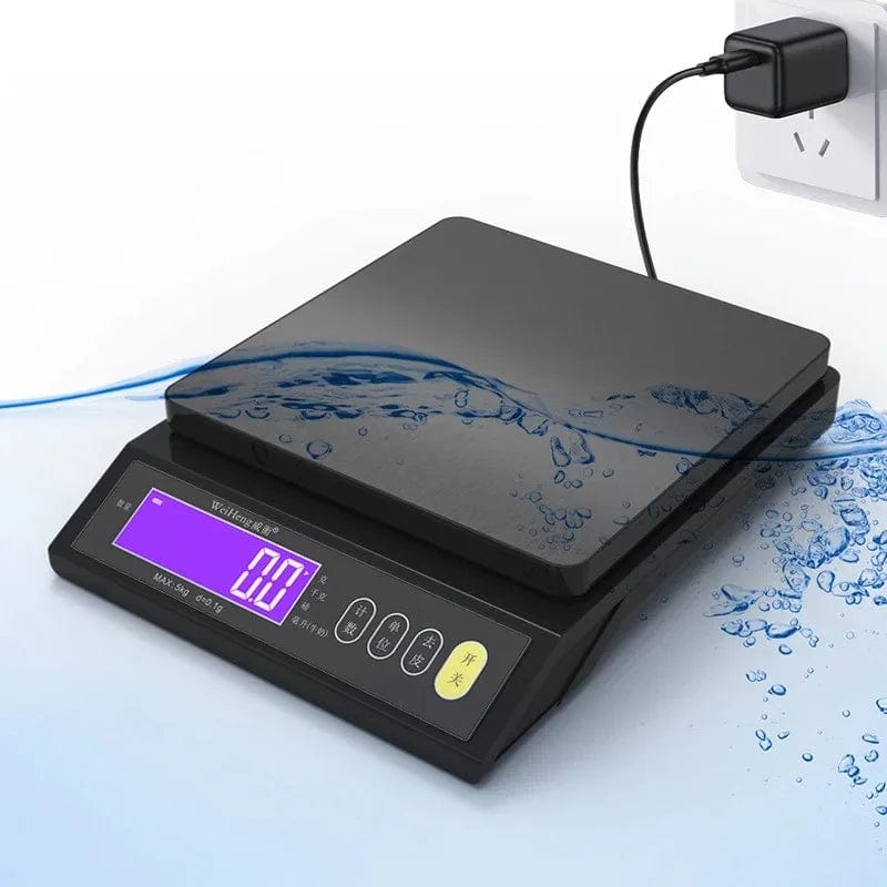 Balance de Cuisine Électronique 5kg/10kg en Acier Inoxydable avec Écran LCD balance