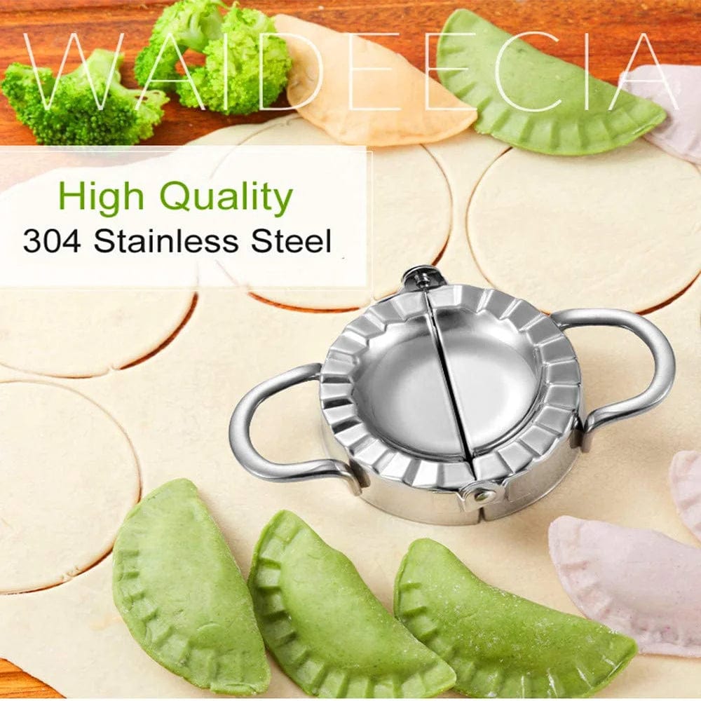 Moule à dumplings en acier inoxydable - Kit de 5 pièces de cuisine