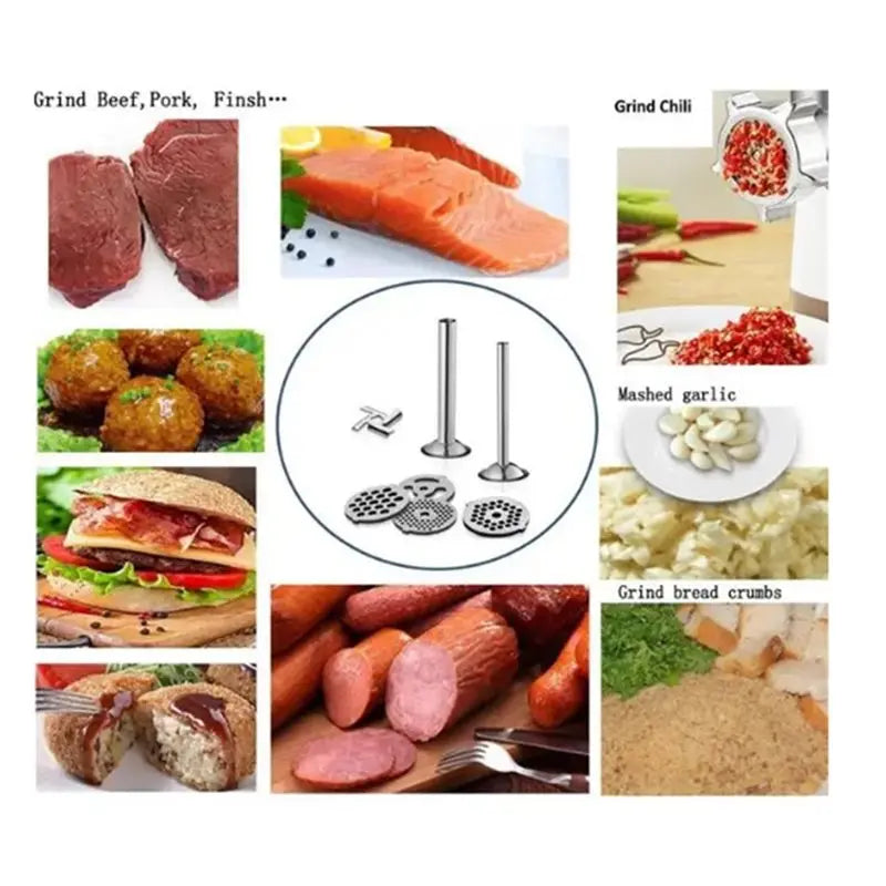 Hachoir pour robot KitchenAid : préparation de viande hachée et grilles de hachage
