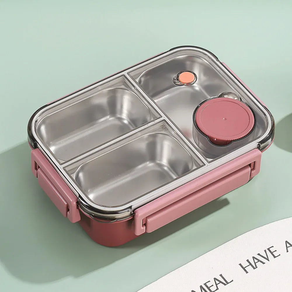 Lunch Box Isotherme 850ml Inox 304 avec Compartiments et Soupe lunchbox