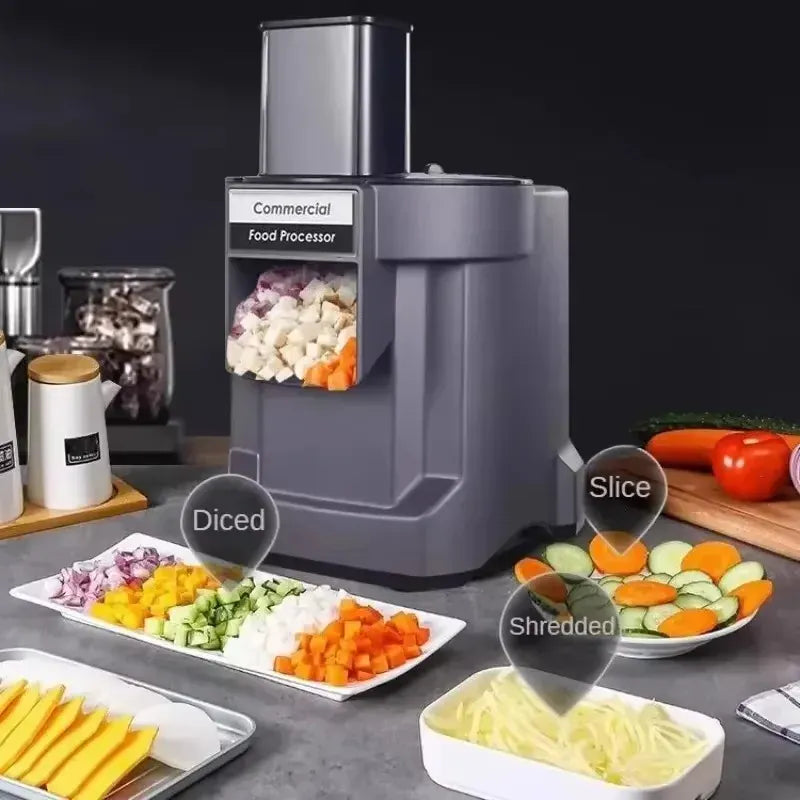 Machine à Couper les Légumes Automatique - Hachoir à Carottes et Pommes de Terre Découpe Rapide et Précise Coupe Légumes
