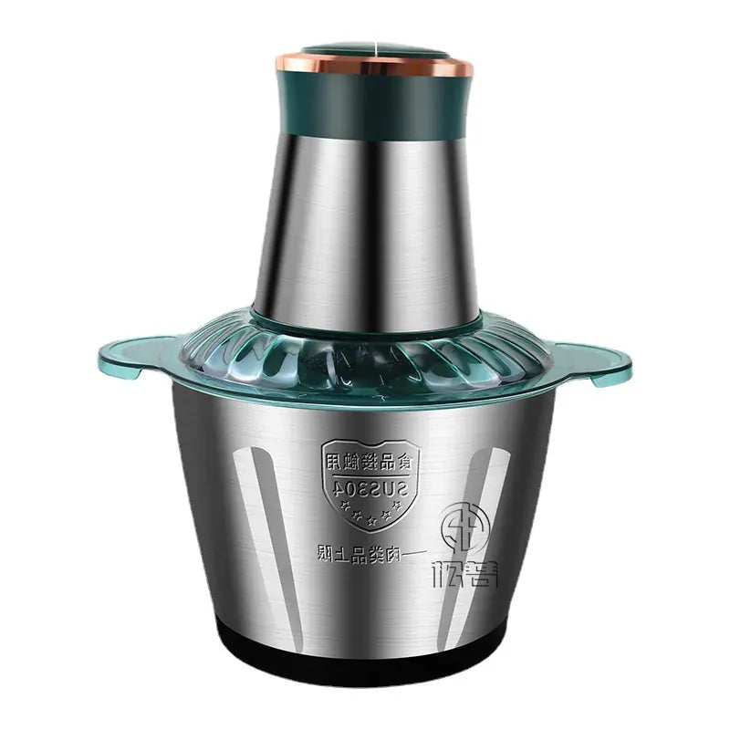 Hachoir Électrique Multifonction 3L Inox 304 — 300 W, 2 Vitesses, 4 Lames hachoir electrique