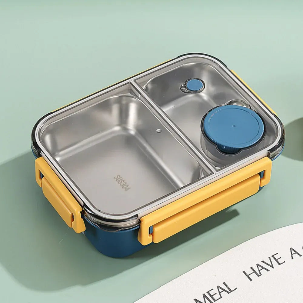 Lunch Box Isotherme 850ml Inox 304 avec Compartiments et Soupe lunchbox