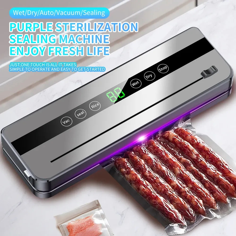 Machine Sous Vide Alimentaire avec Cutter Intégré - 80 kPa sv