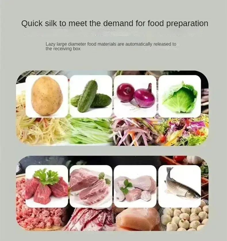 Machine à Couper les Légumes Automatique - Hachoir à Carottes et Pommes de Terre Découpe Rapide et Précise Coupe Légumes