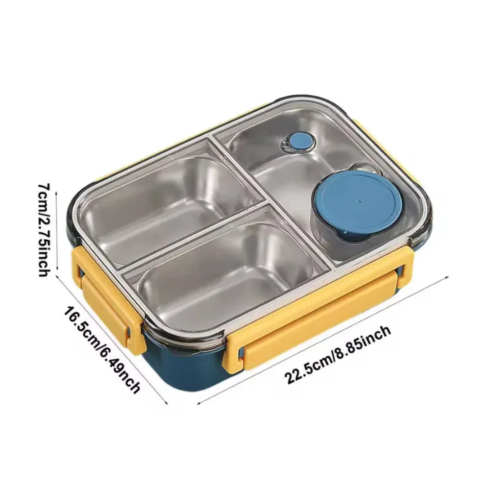 Lunch Box Isotherme 850ml Inox 304 avec Compartiments et Soupe lunchbox