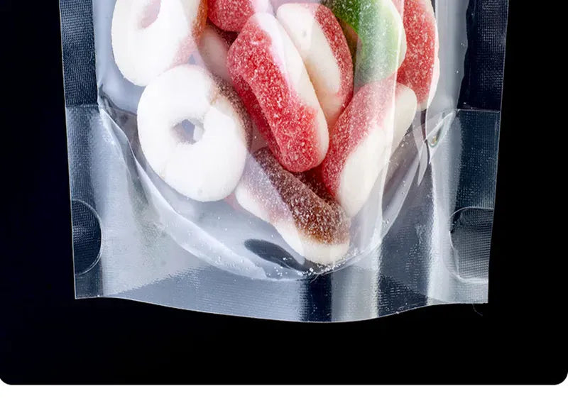 Sachets Zip Alimentaires Transparent - Lot de 50 pièces 20x30cm