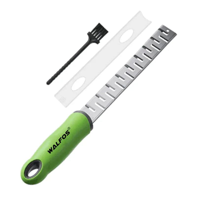 Zesteur en Acier Inoxydable avec Brosse Antidérapante - Précision Râpe zesteur