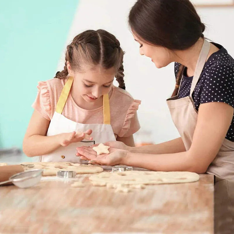 Emporte-pièces en métal géométriques - Set de 10 pour biscuits emportepieces