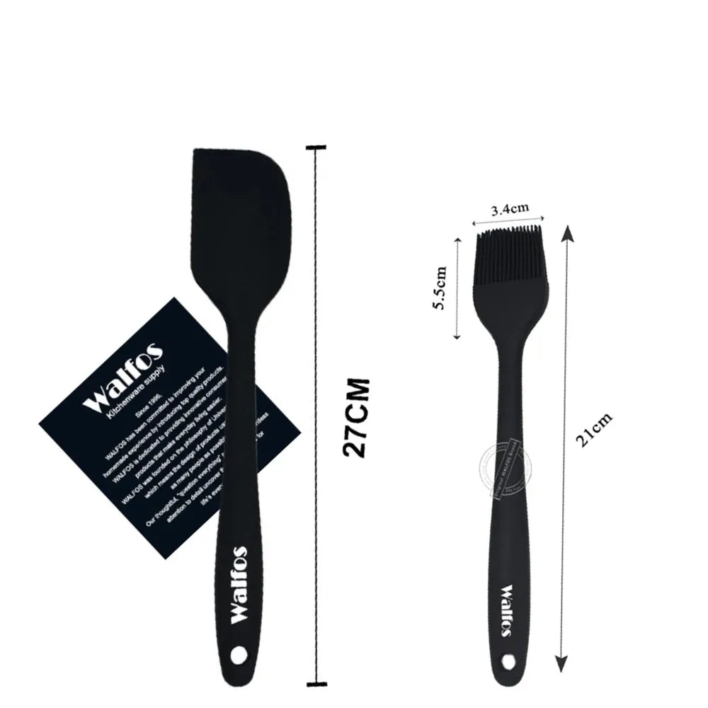 Set de 2/3 Spatules Silicone pour Barbecue et Pâtisserie spatule en silicone
