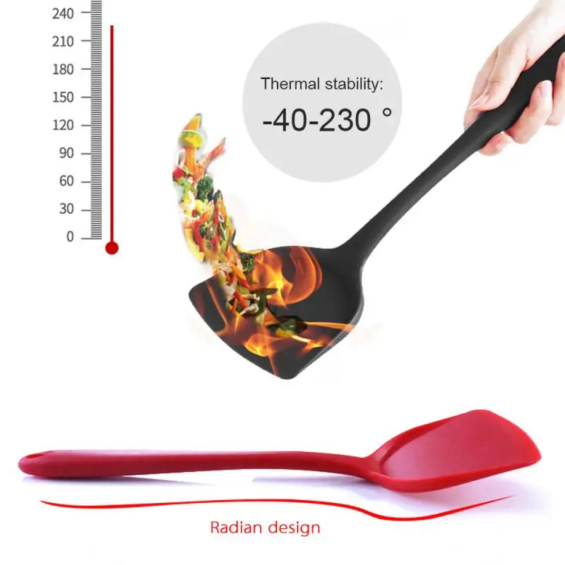 2 Spatules Silicone Résistantes à la Chaleur pour Cuisson spatule en silicone