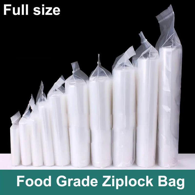 lot de sachets alimentaires zippés