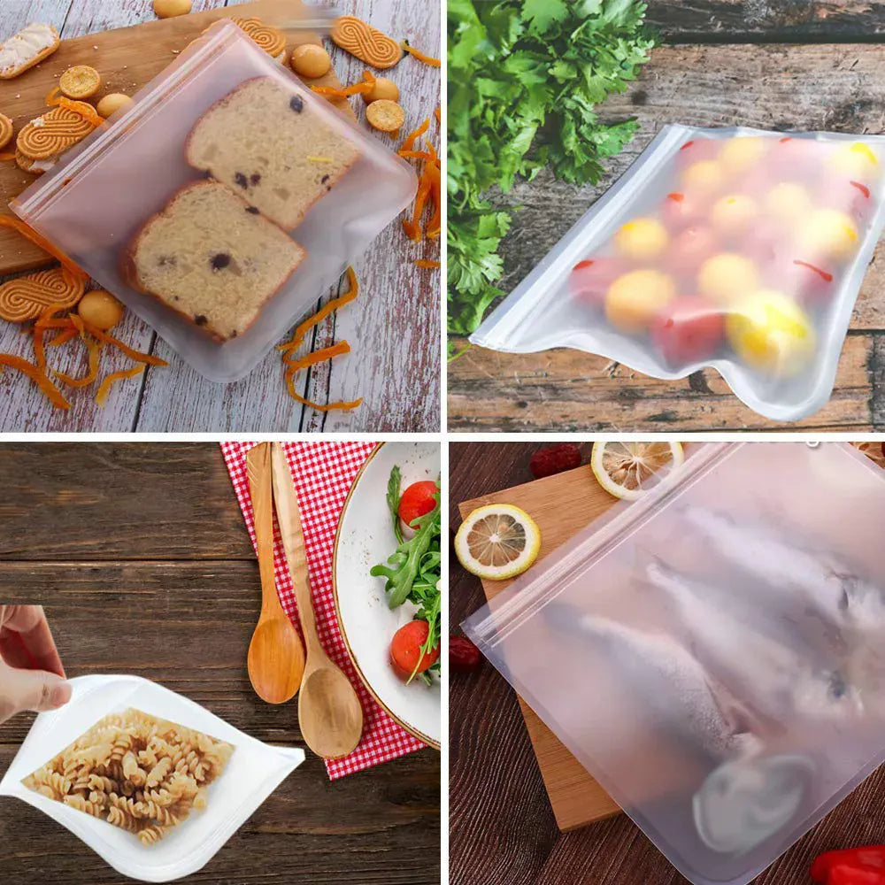 sachets en silicone pour emporter repas