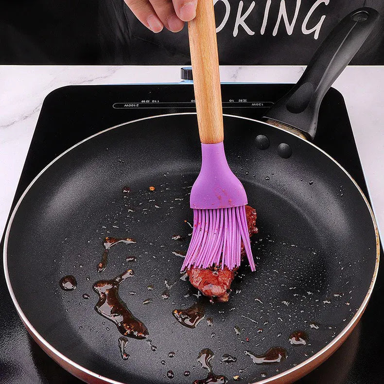 Set Ustensiles Silicone 12 pièces Cuisine | Résistants à la chaleur spatule en silicone