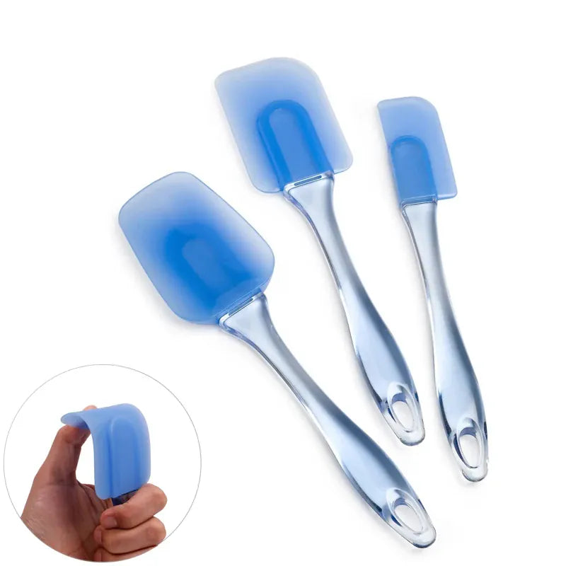 Set Spatules Silicone 3 Pièces Résistantes à la Chaleur pour Pâtisserie spatule en silicone