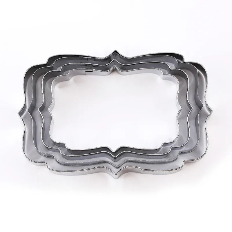 Moules à biscuits en acier inoxydable - Set de 4 empreintes décoratives emportepieces