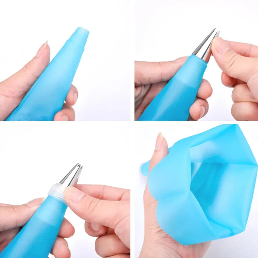 Poche à Douille en Silicone - Utensile de Décoration de Gâteaux douillepoche