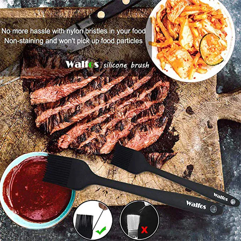 Set de 2/3 Spatules Silicone pour Barbecue et Pâtisserie spatule en silicone