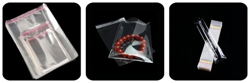 Sachets Zip Transparent Réutilisables Hermétiques - Lot de 50 pièces 10x15 cm