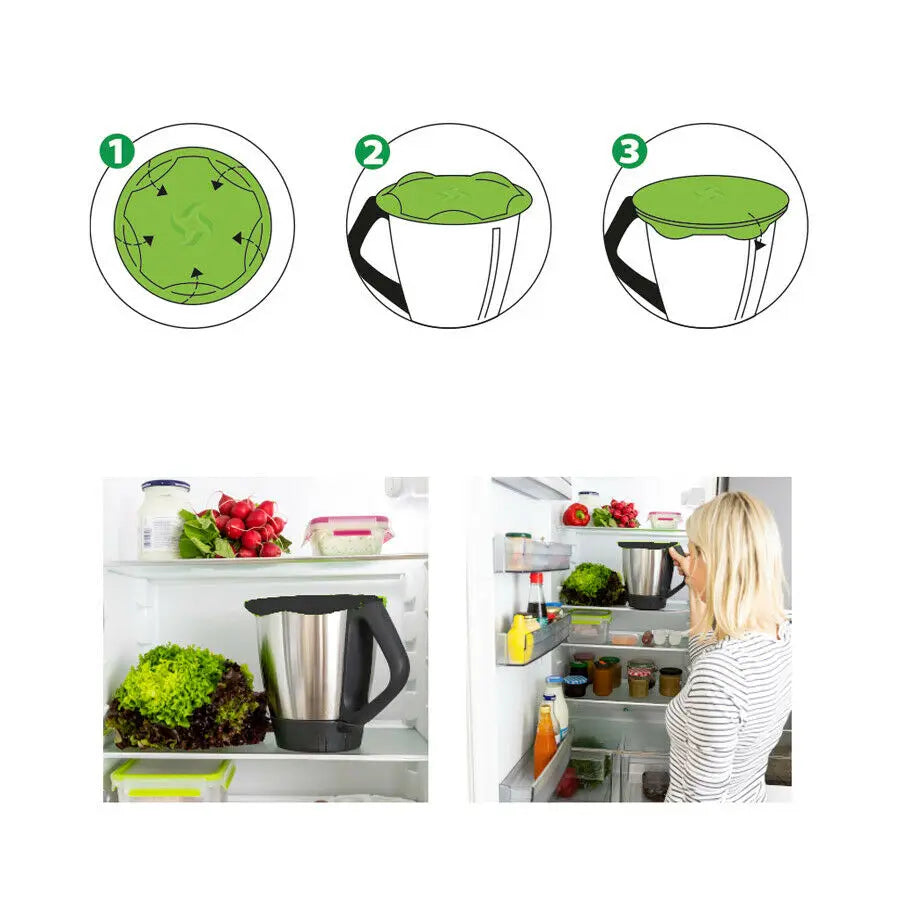 Couvercle Silicone Thermomix pour TM31 TM5 TM6 - Stockage Pratique Thermomix
