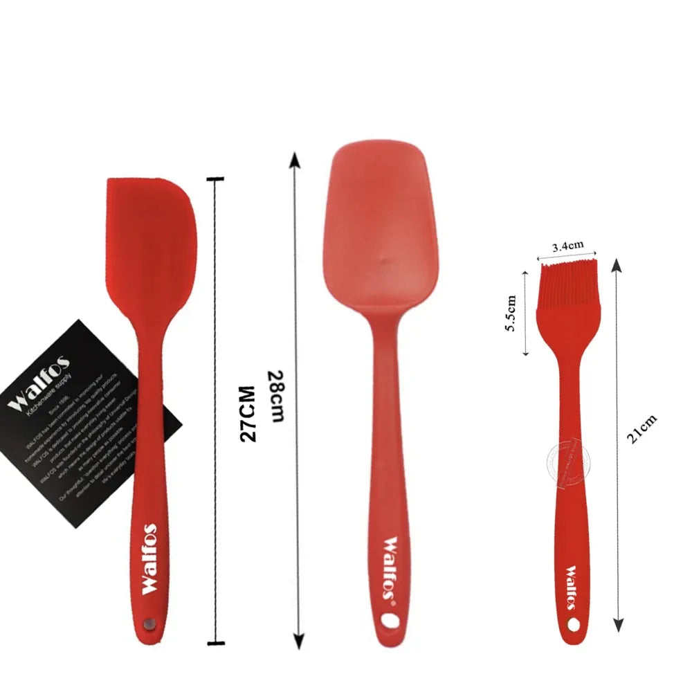Set de 2/3 Spatules Silicone pour Barbecue et Pâtisserie spatule en silicone