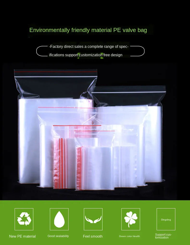 sachets zip pour stockage d'aliments