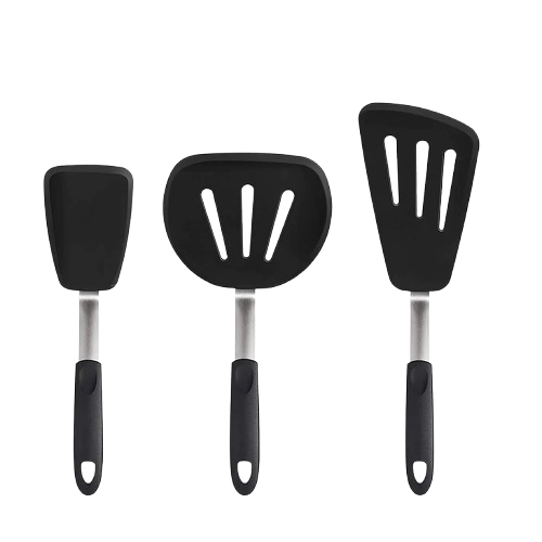 Set de 2/3 Spatules Silicone pour Barbecue et Pâtisserie spatule en silicone
