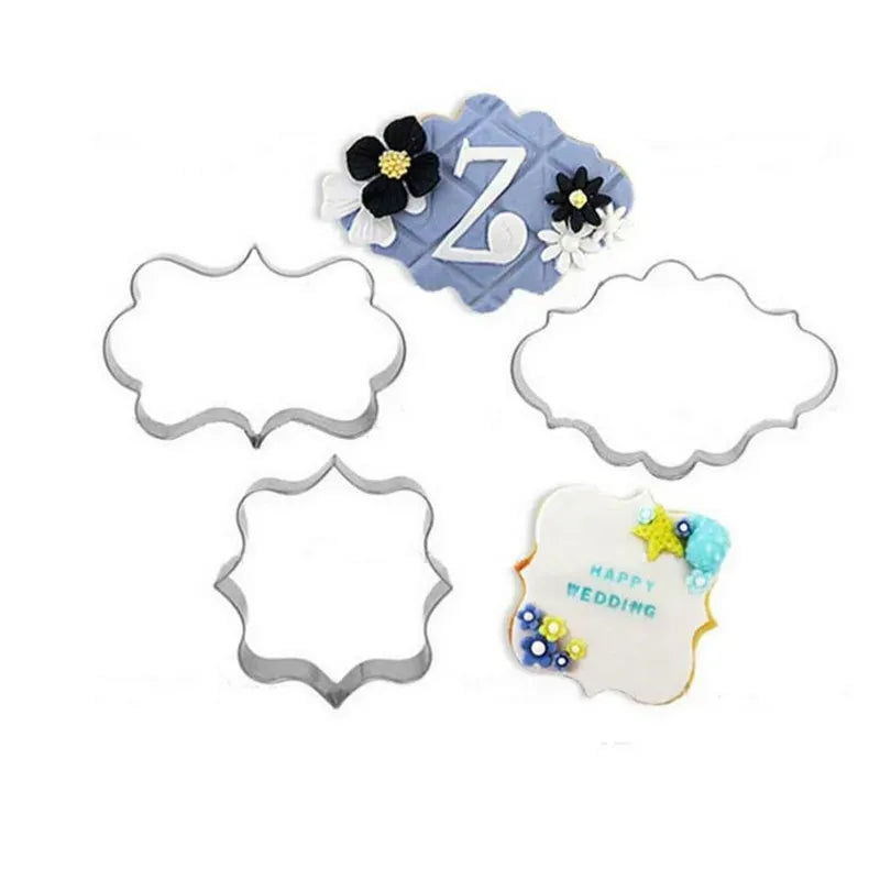 Emporte-pièces à biscuits en inox - Set de 3 formes variées emportepieces