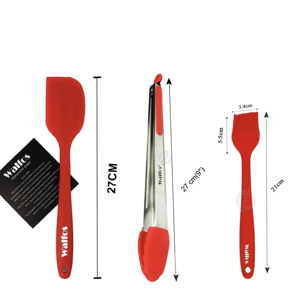 Set de 2/3 Spatules Silicone pour Barbecue et Pâtisserie spatule en silicone