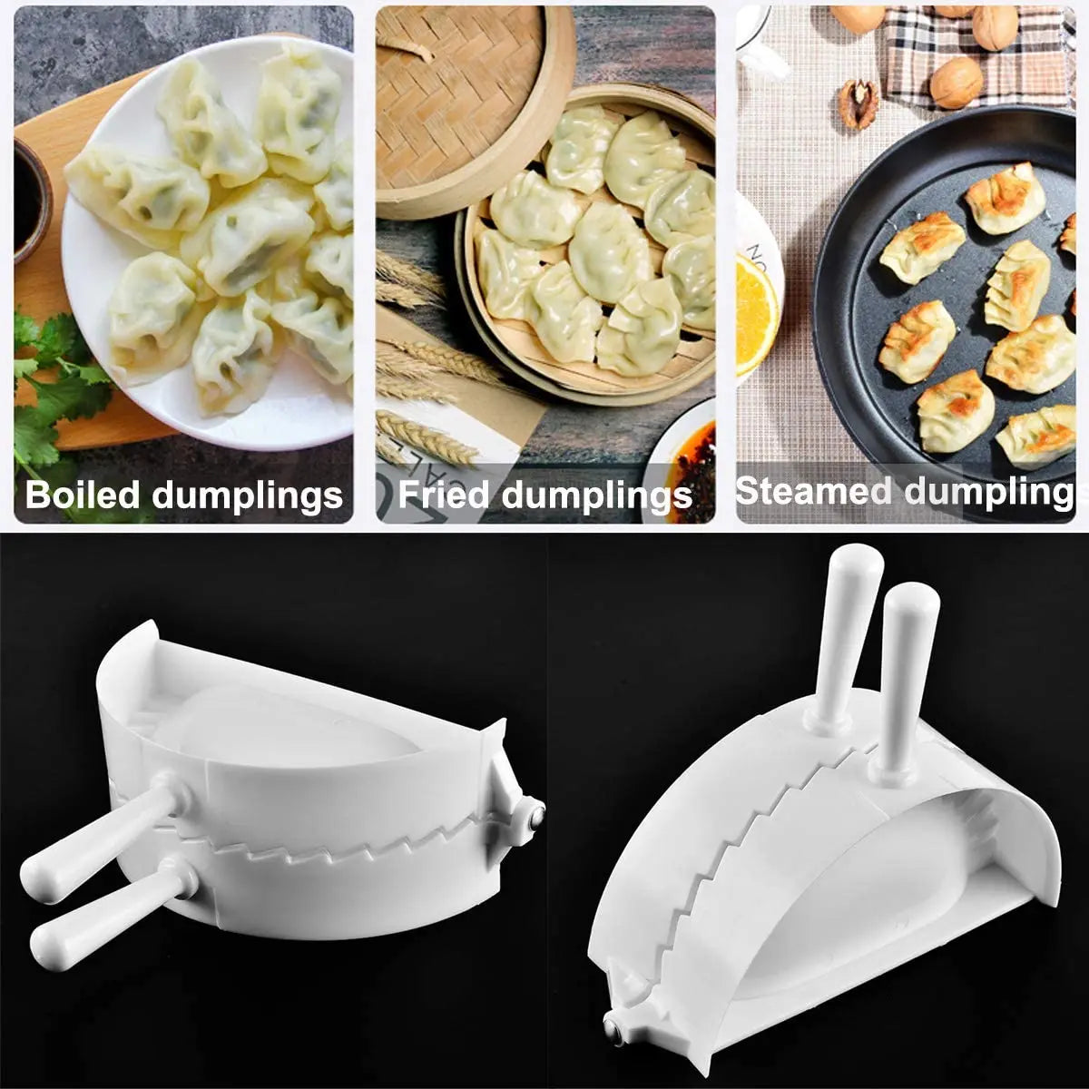 Set de 3 Emporte-Pièces en Plastique pour Raviolis et Gyozas emportepieces