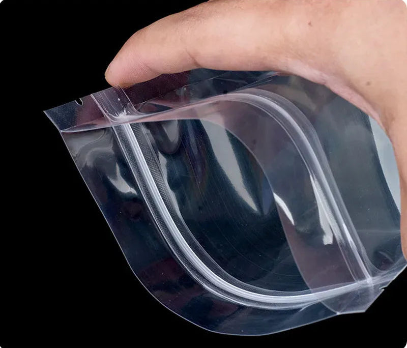 Sachets Zip Alimentaires Transparent - Lot de 50 pièces 20x30cm