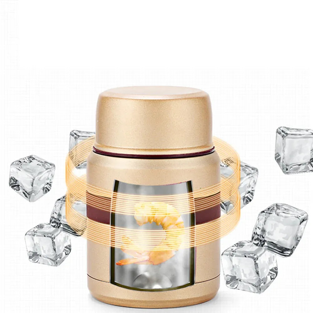 Thermos Alimentaire Isotherme 350ML500ML Inox avec Conteneurs lunchbox