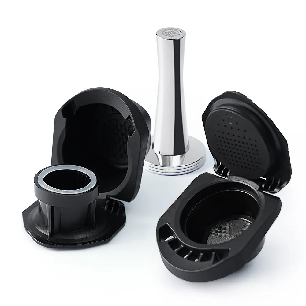 Adaptateur Capsule Réutilisable Compatible Dolce Gusto — Café Moulu ou Nespresso capsule