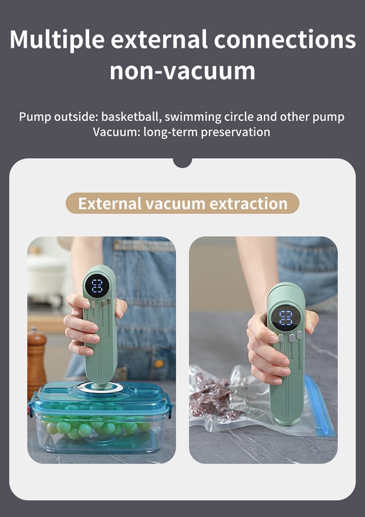 Scelleuse Alimentaire Portable Automatique pour Mise Sous Vide sv