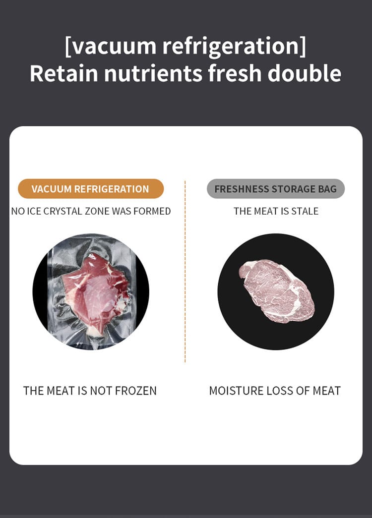 Scelleuse Alimentaire Portable Automatique pour Mise Sous Vide sv