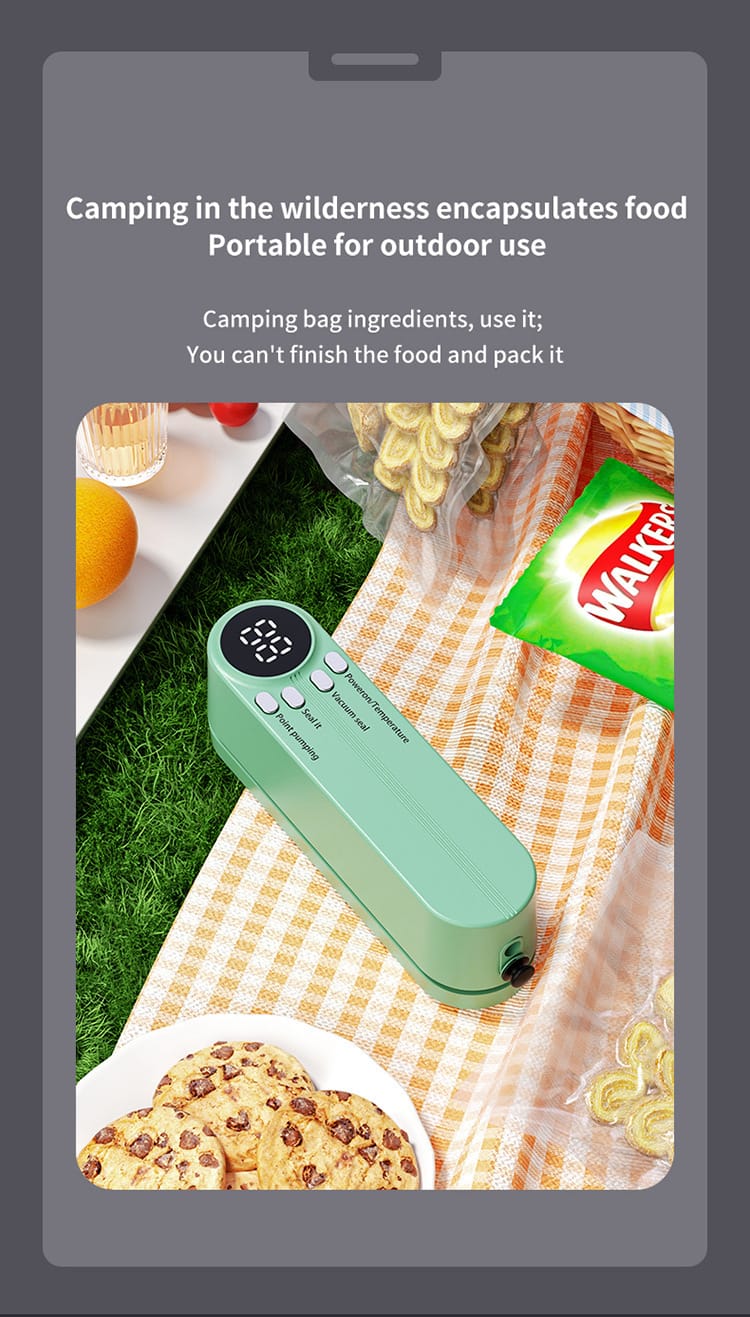 Scelleuse Alimentaire Portable Automatique pour Mise Sous Vide sv