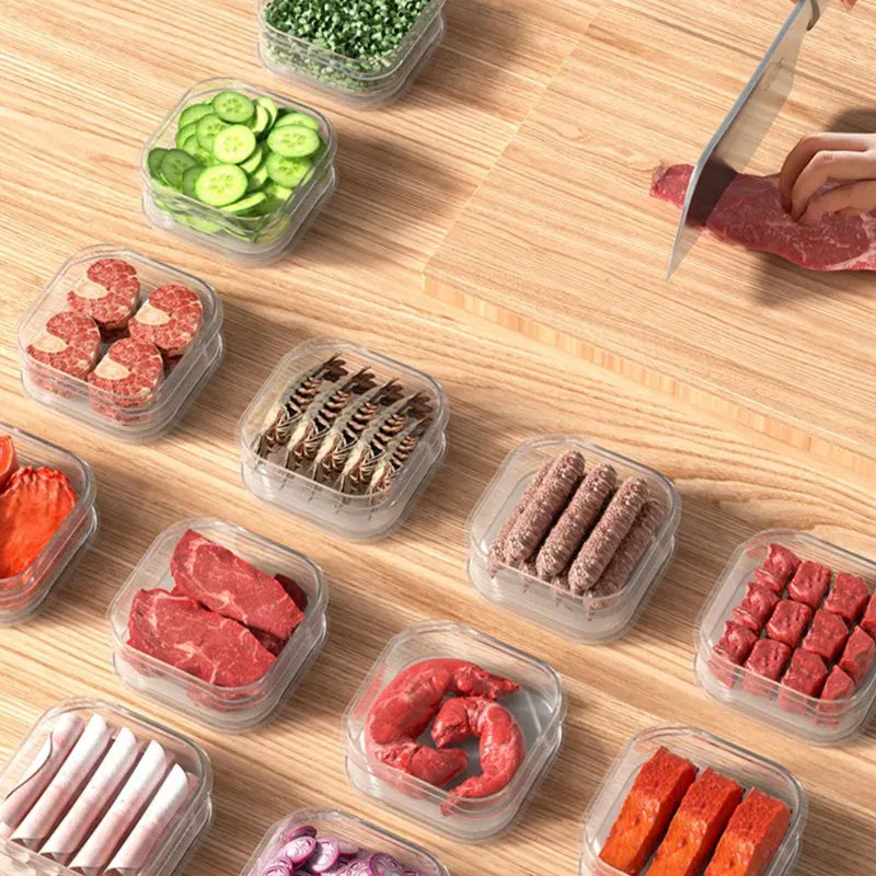 15 Boîtes de Conservation Rangement Frigo