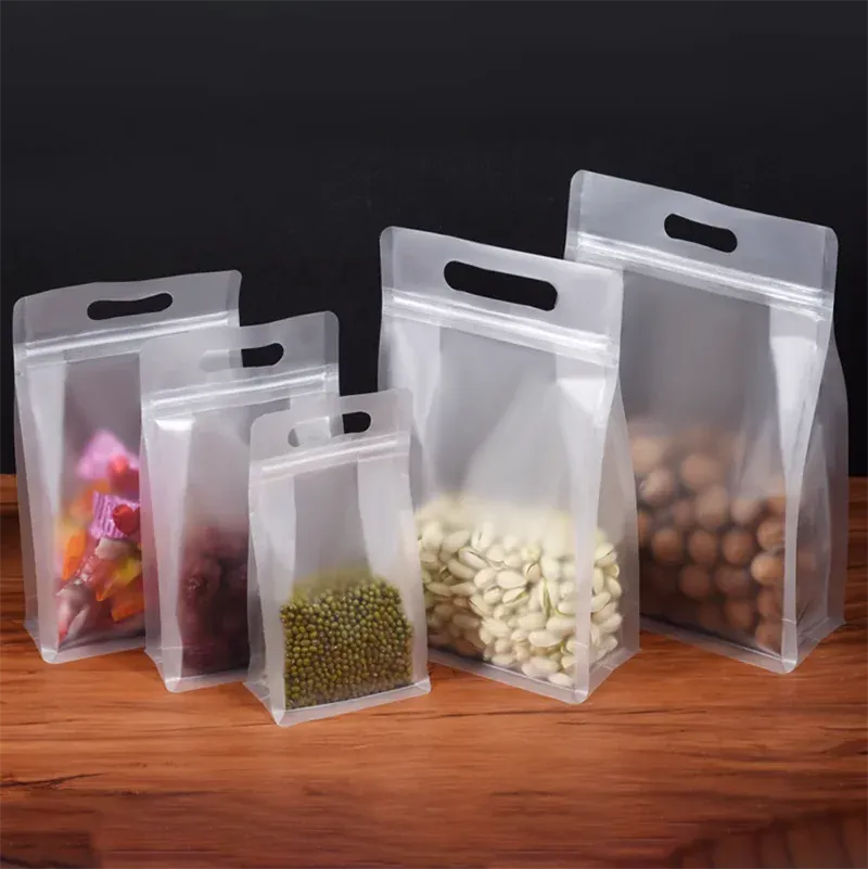 Sachets Zip Alimentaires Transparent Hermétiques - Lot de 50 pièces