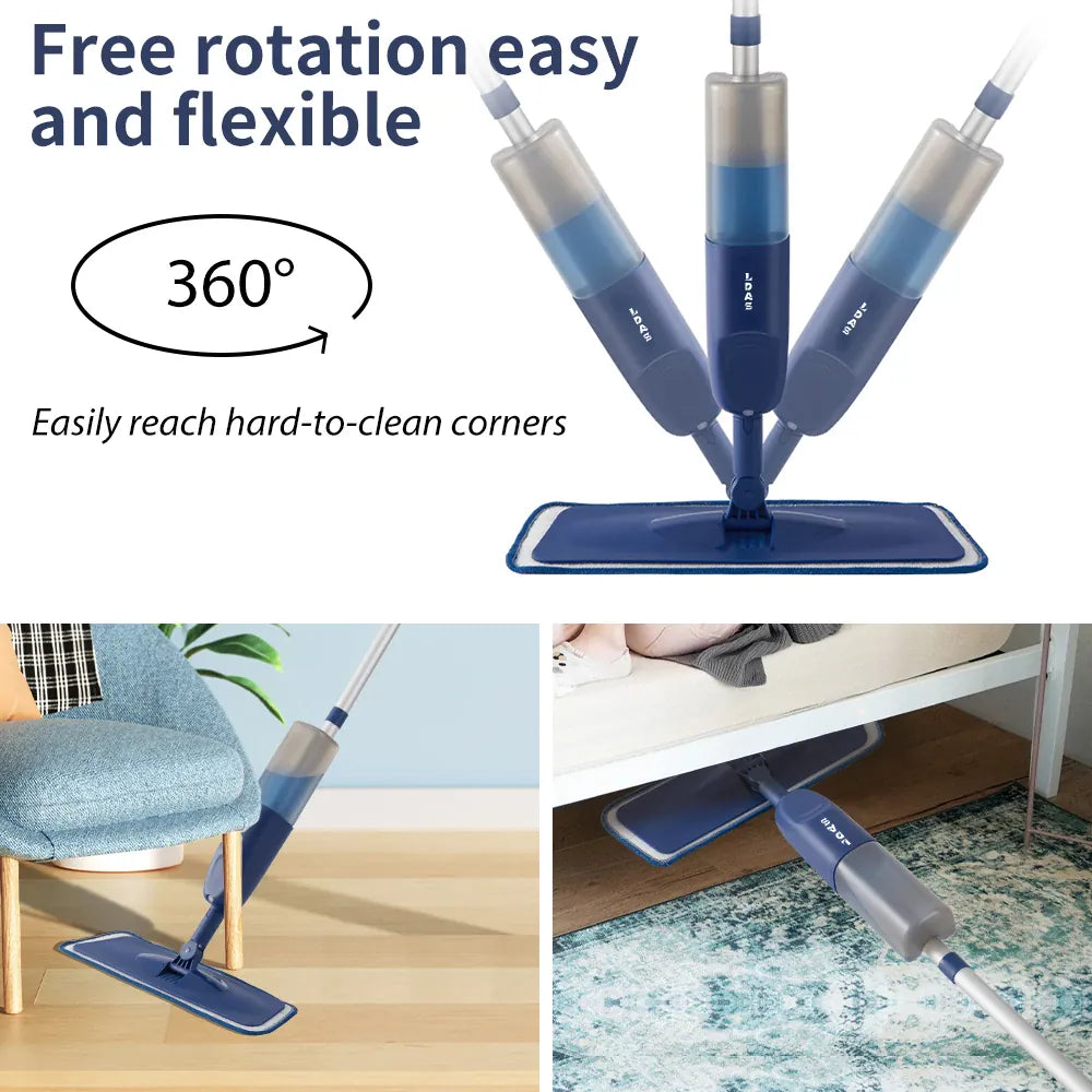 Balai Serpillère Vaporisateur pour la Cuisine (carrelage et bois) balai