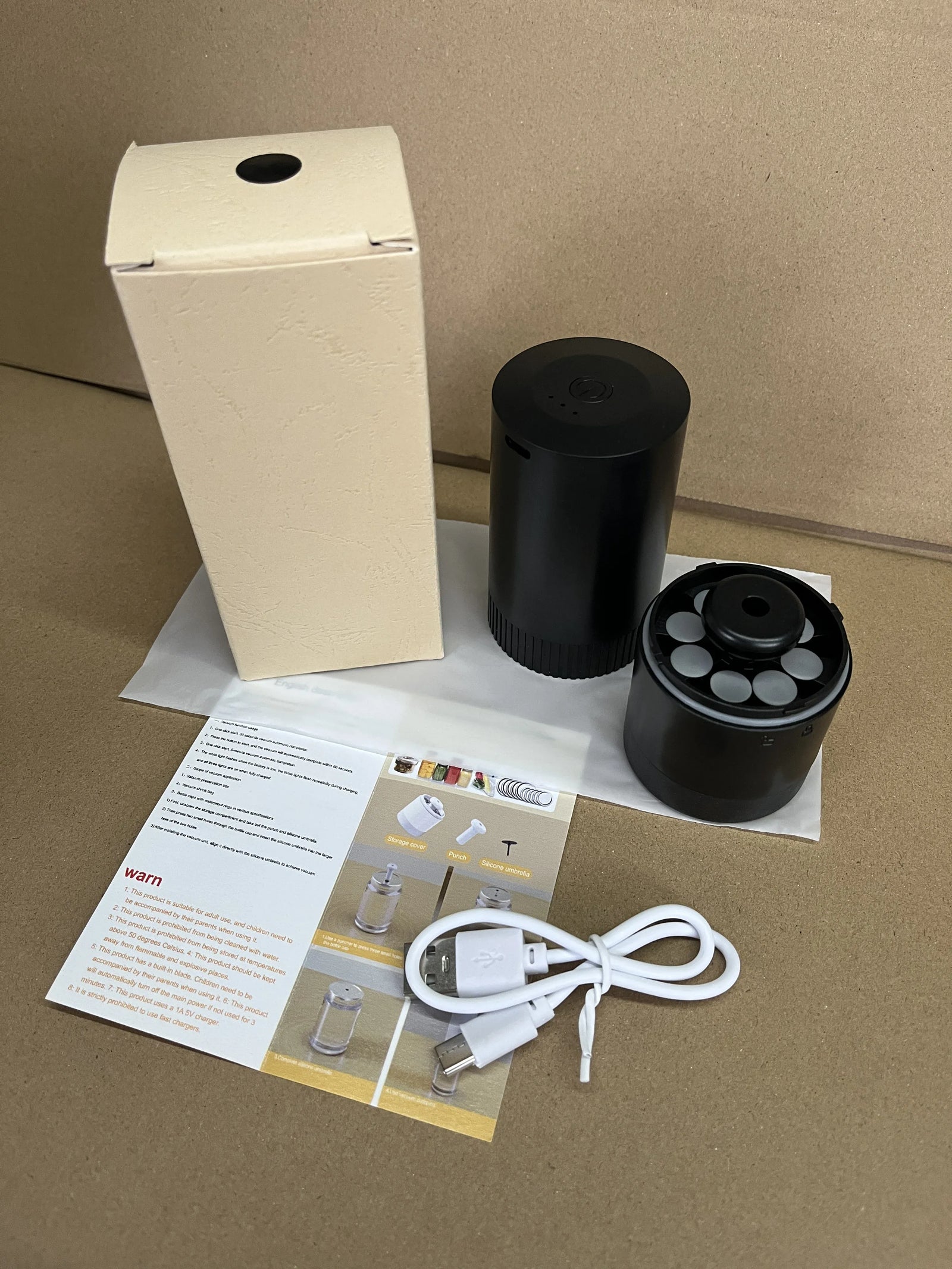 Scelleuse Alimentaire Portable pour Sacs Sous Vide - 100 kPa sv
